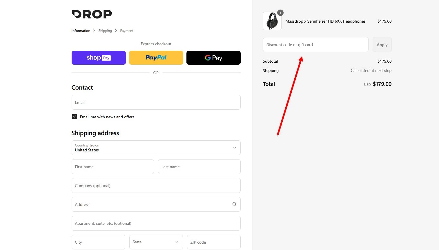 Промокоды Drop
