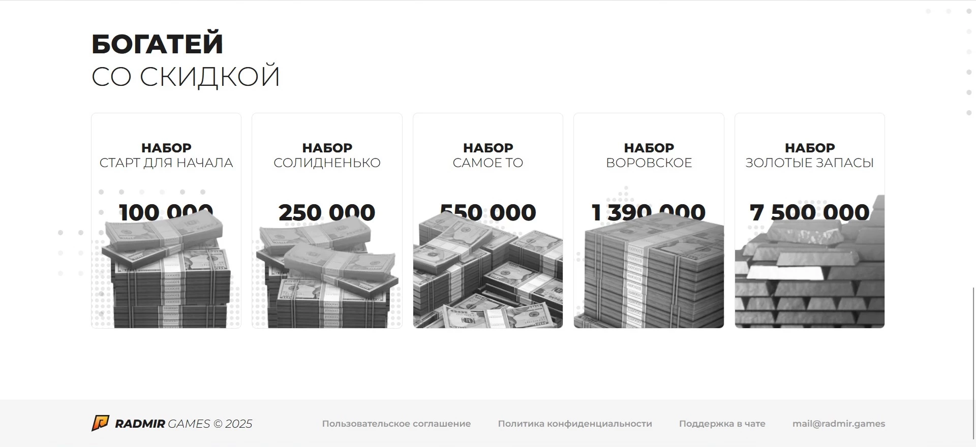 акции Radmir