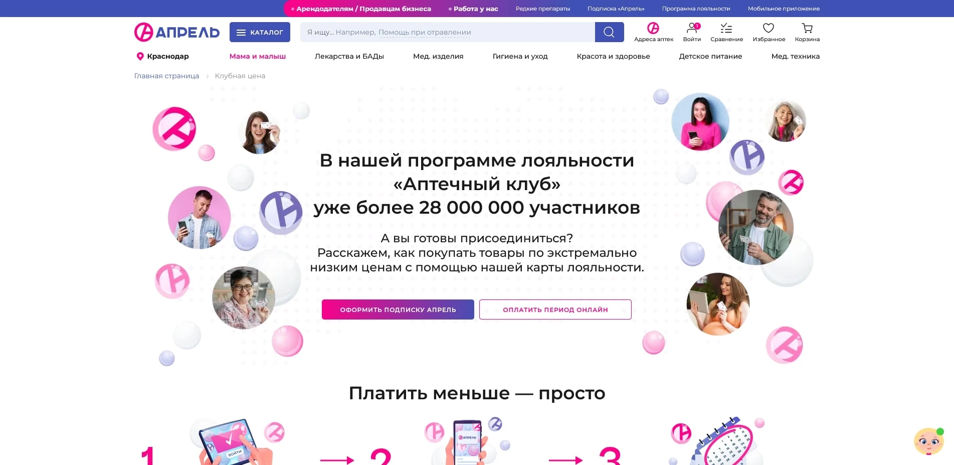 аптека апрель