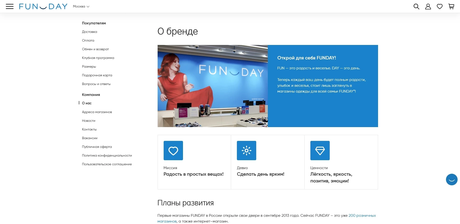 акции Фандей