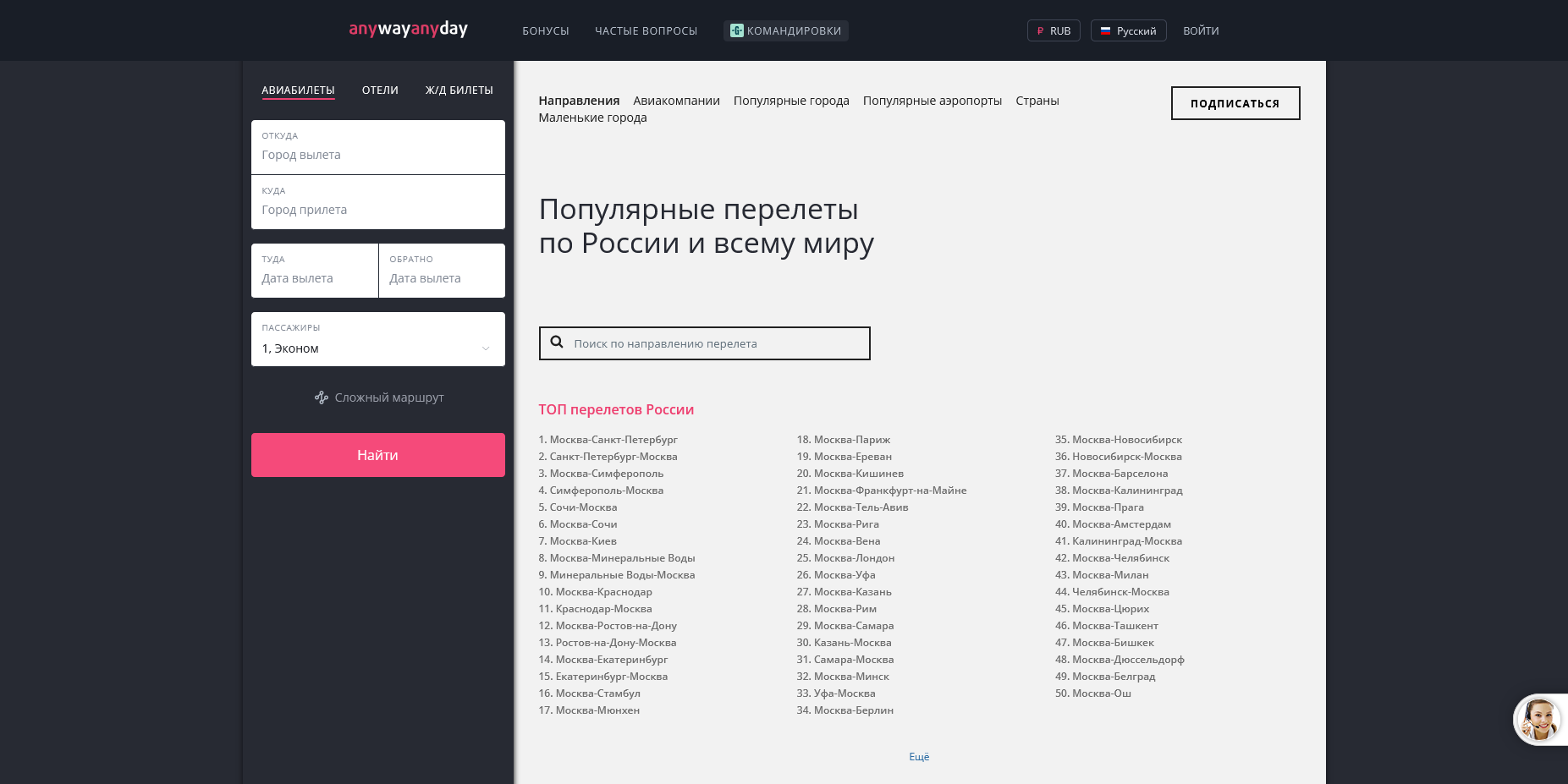 AnyWayAnyDay промокоды